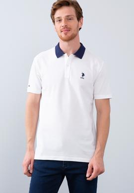 Erkek Beyaz Polo Yaka T-Shirt - 50206183007