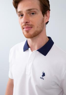 Erkek Beyaz Polo Yaka T-Shirt - 50206183007