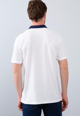 Erkek Beyaz Polo Yaka T-Shirt - 50206183007