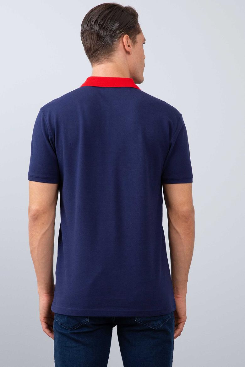 Erkek Lacivert Polo Yaka T-Shirt - 50206183017