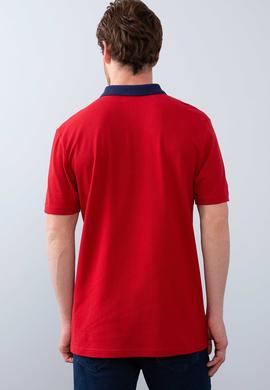 Erkek Koyu Kırmızı Polo Yaka T-Shirt - 50206183043