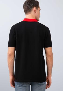 Erkek Siyah Polo Yaka T-Shirt - 50206183101