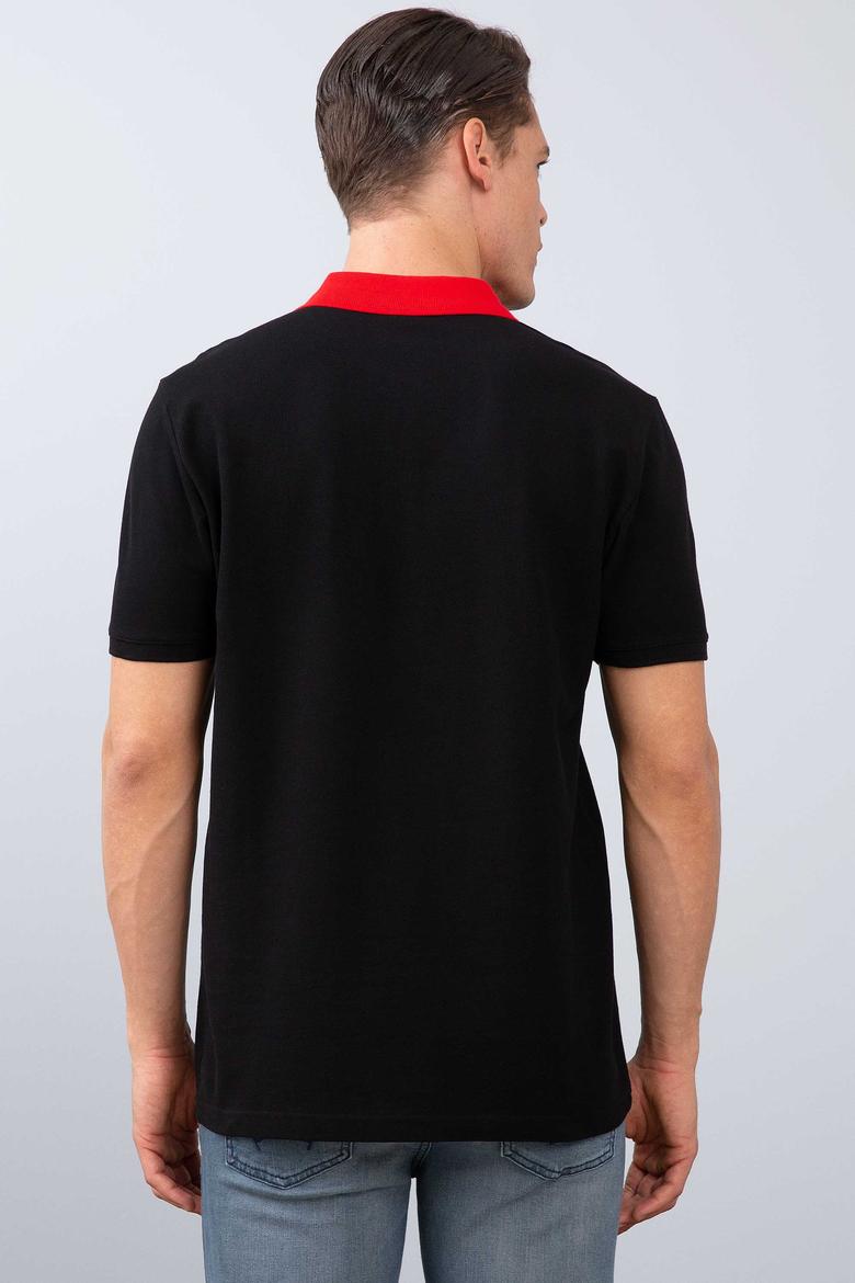 Erkek Siyah Polo Yaka T-Shirt - 50206183101