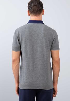 Erkek Antrasit Melanj Polo Yaka T-Shirt - 50206183137
