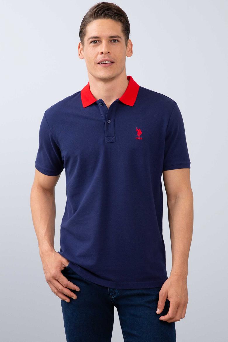 Erkek Lacivert Polo Yaka T-Shirt