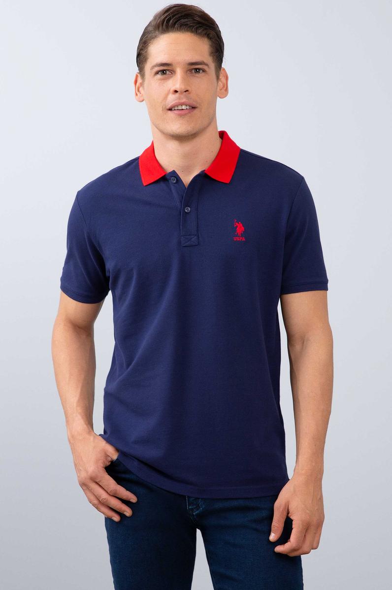 Erkek Lacivert Polo Yaka T-Shirt