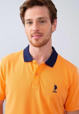 Erkek Turuncu Polo Yaka T-Shirt - 50206183199