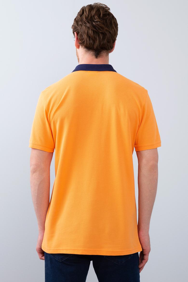 Erkek Turuncu Polo Yaka T-Shirt - 50206183199