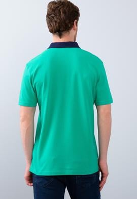 Erkek Fosforlu Yeşil Polo Yaka T-Shirt - 50206183203
