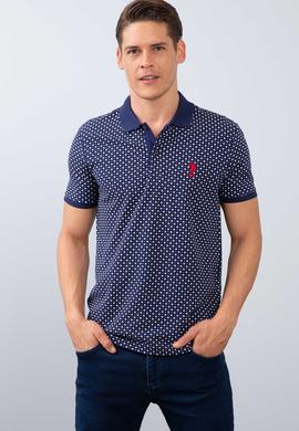Erkek Lacivert Polo Yaka T-Shirt - 50206186019