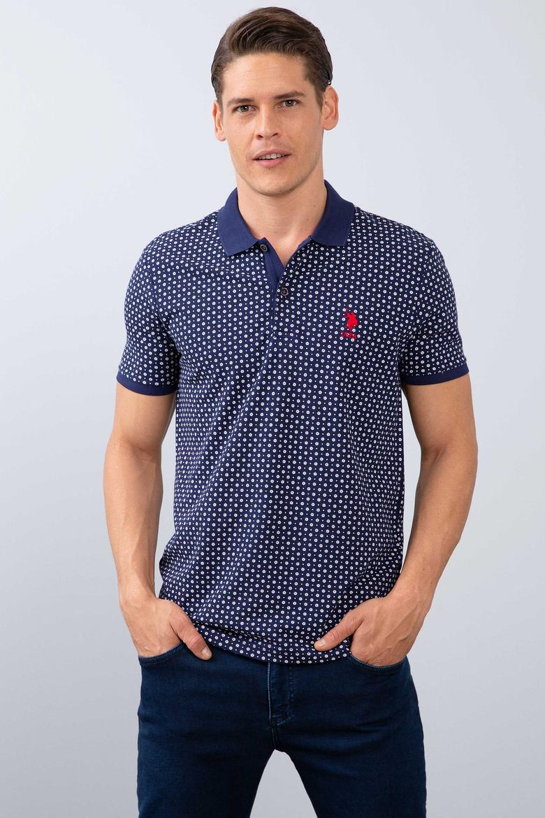 Erkek Lacivert Polo Yaka T-Shirt - 50206186019