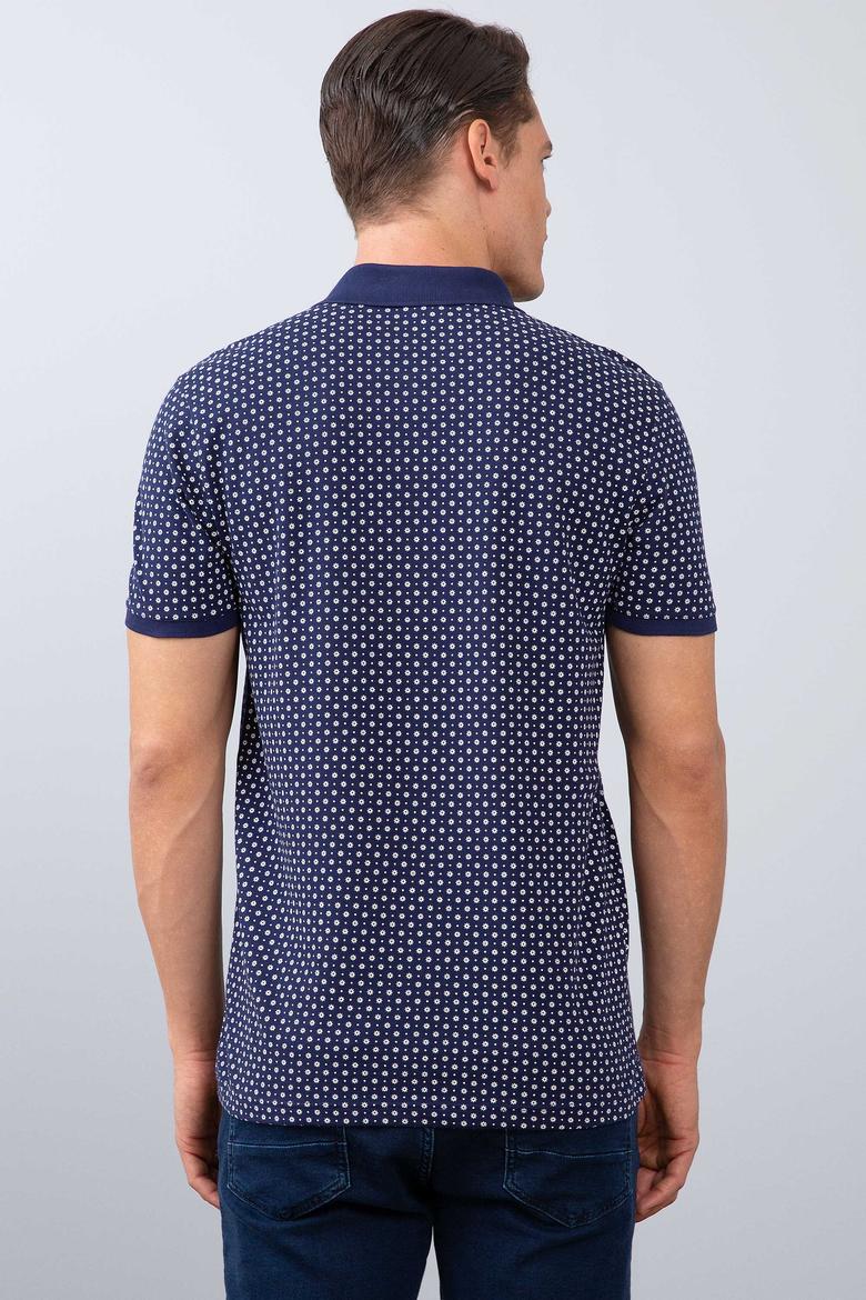 Erkek Lacivert Polo Yaka T-Shirt - 50206186019