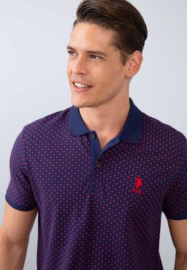 Erkek Nar Çiçeği Polo Yaka T-Shirt - 50206186039