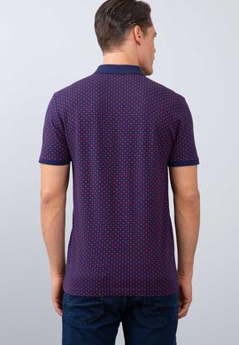 Erkek Nar Çiçeği Polo Yaka T-Shirt - 50206186039