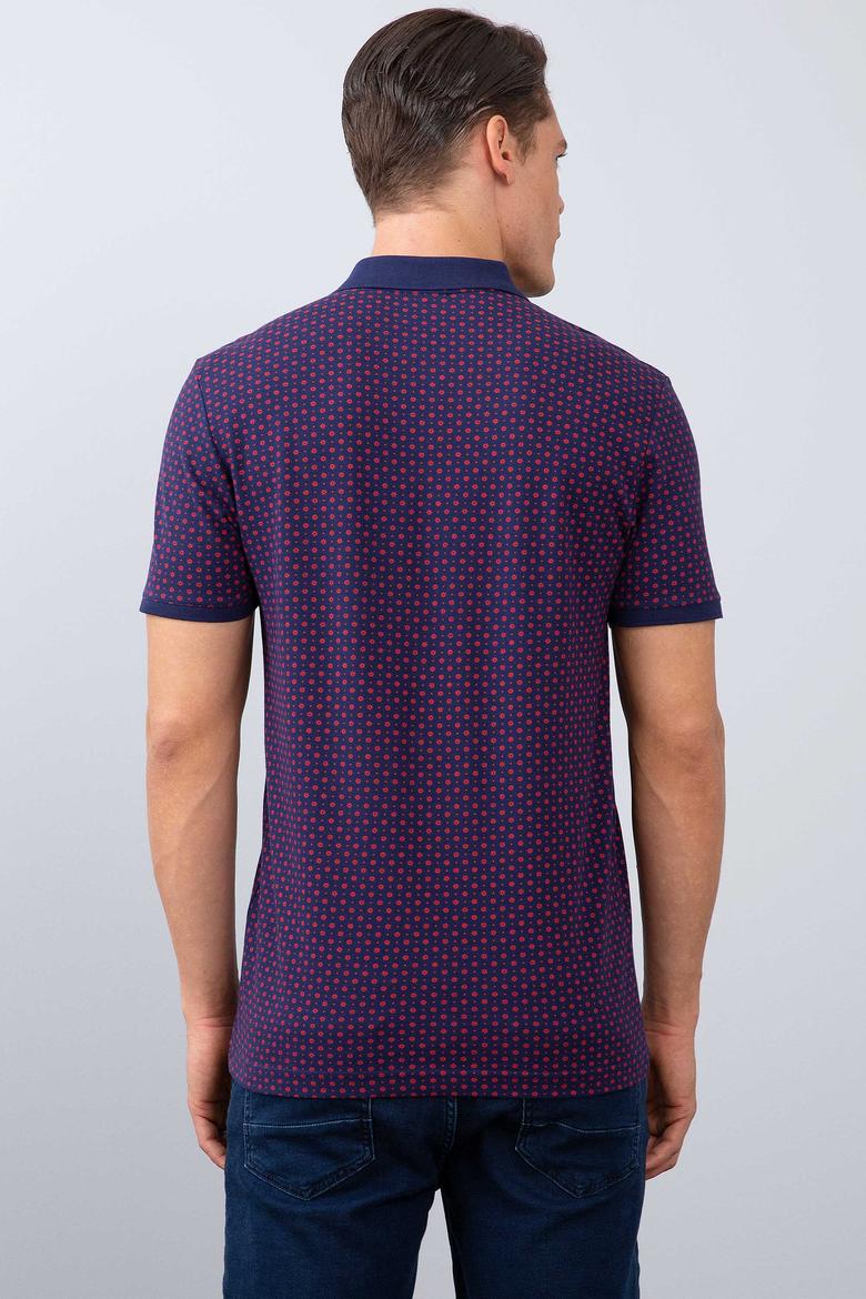 Erkek Nar Çiçeği Polo Yaka T-Shirt - 50206186039