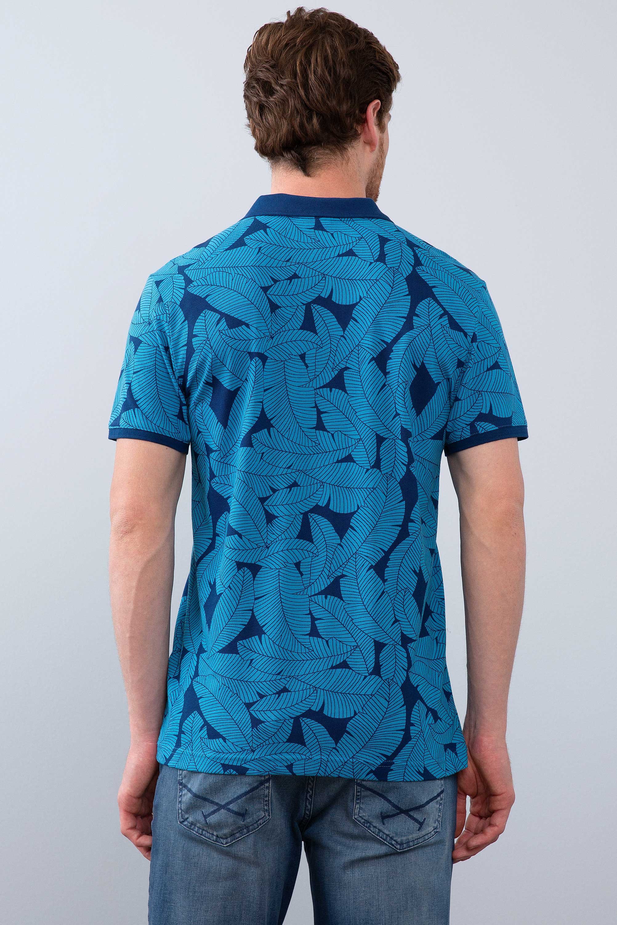 Erkek Lacivert Polo Yaka T-Shirt
