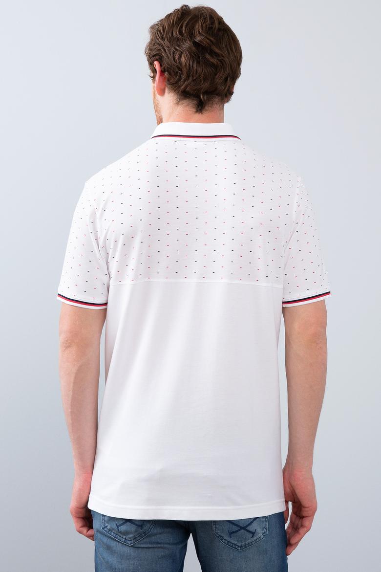 Erkek Beyaz Polo Yaka T-Shirt - 50206188007