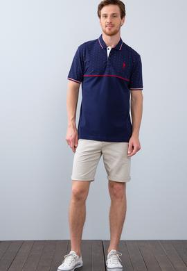 Erkek Lacivert Polo Yaka T-Shirt - 50206188011