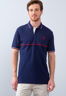 Erkek Lacivert Polo Yaka T-Shirt - 50206188011