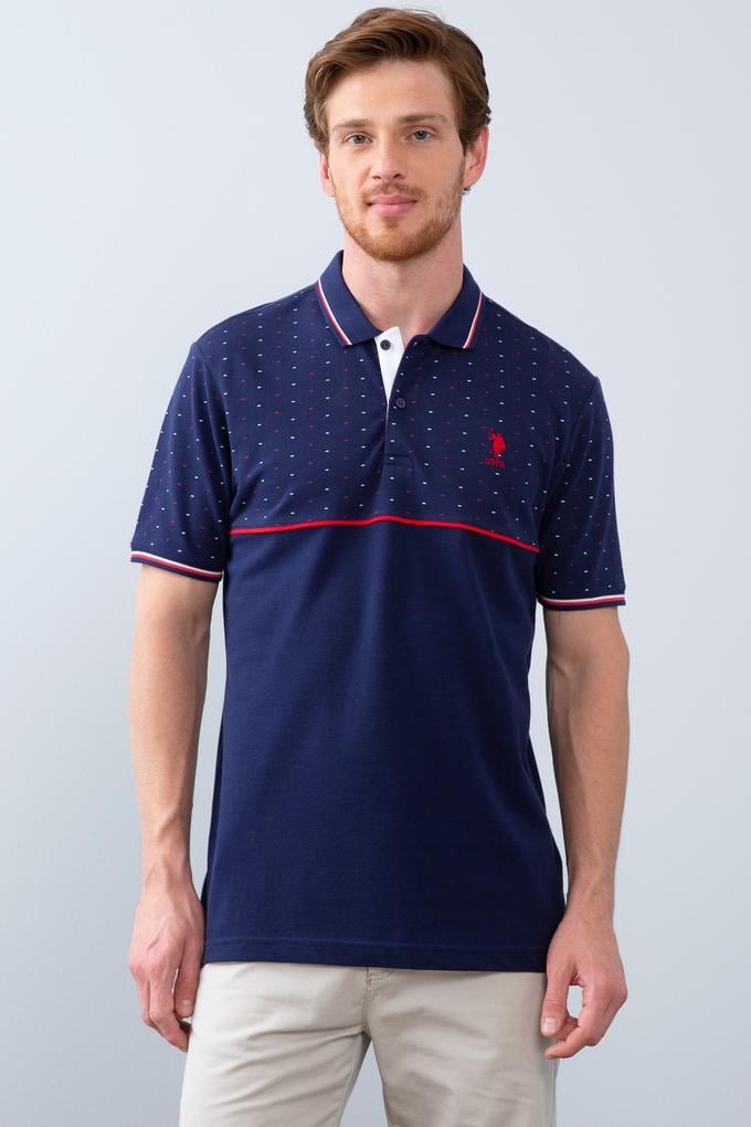 Erkek Lacivert Polo Yaka T-Shirt