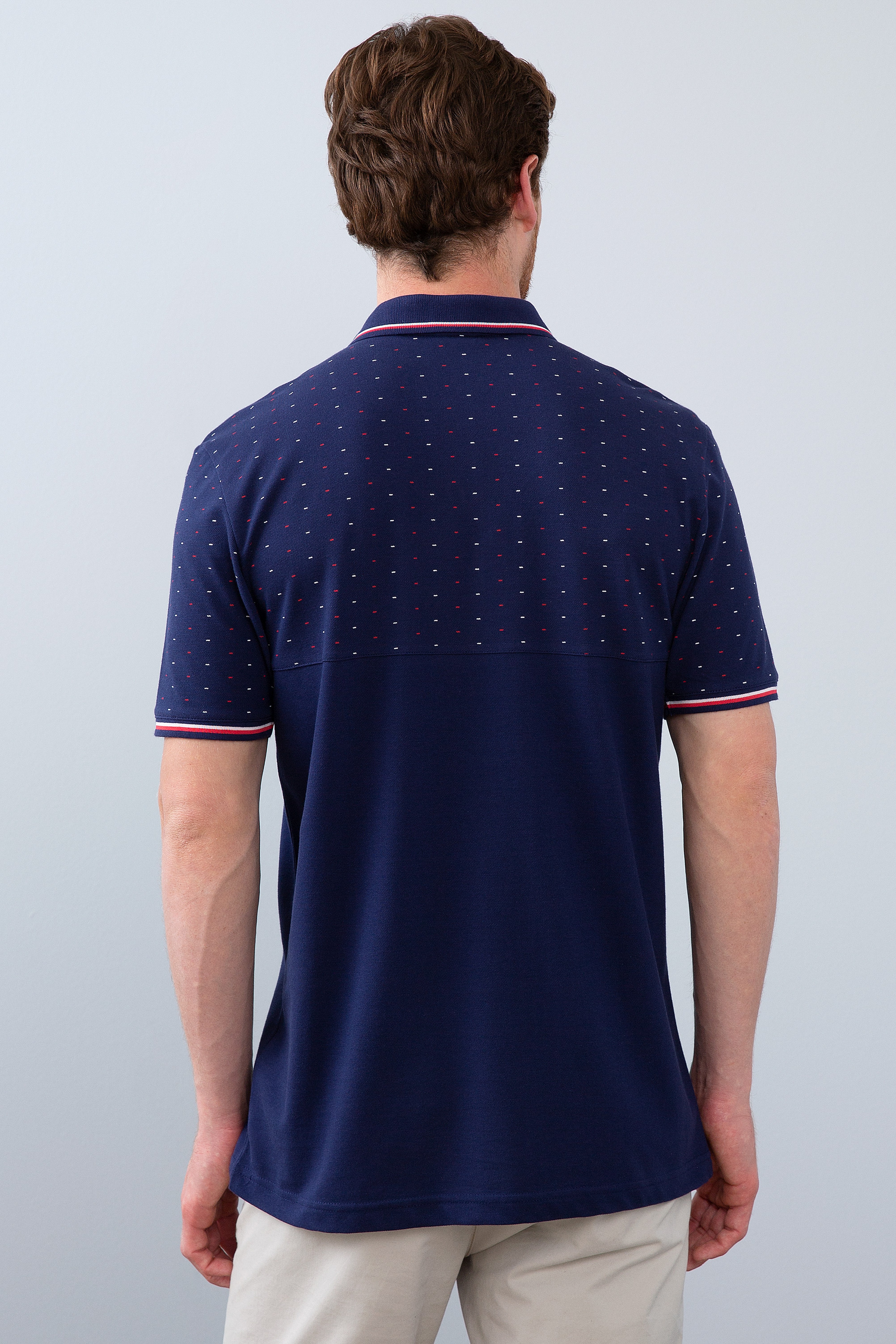 Erkek Lacivert Polo Yaka T-Shirt