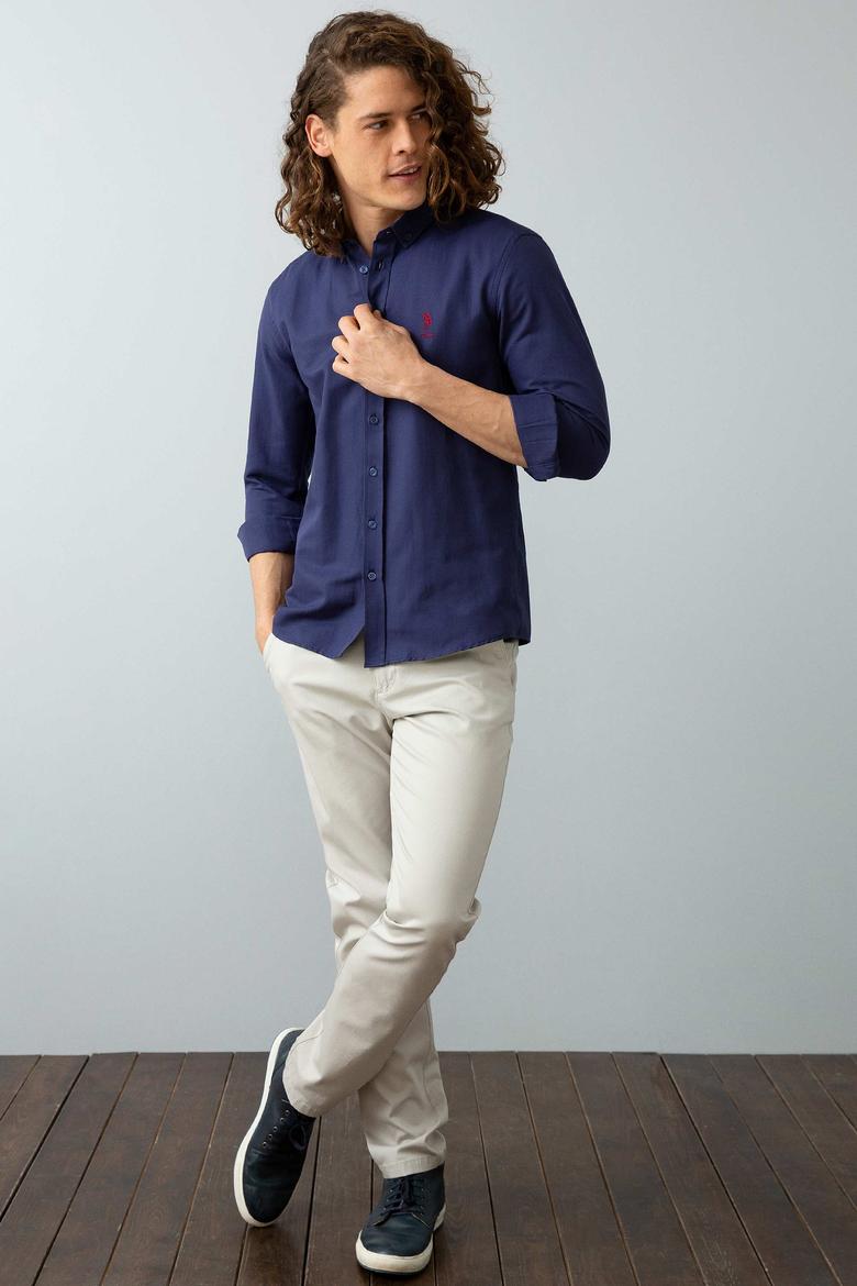 Erkek Lacivert Gömlek - 50206193025