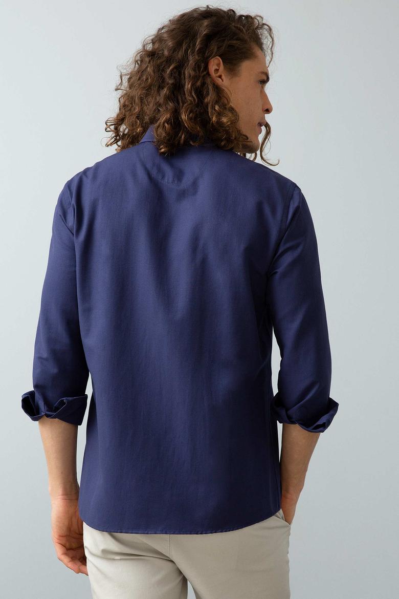 Erkek Lacivert Gömlek - 50206193025