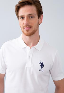 Erkek Beyaz Polo Yaka T-Shirt - 50206194013