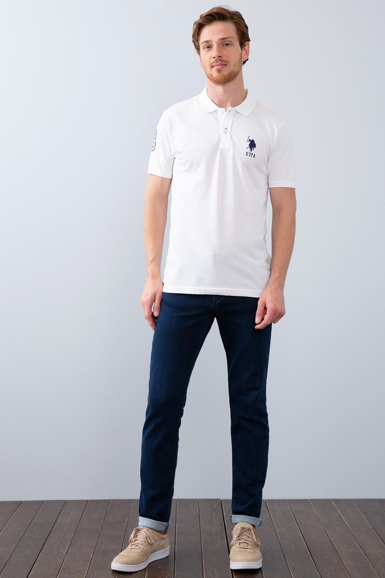 Erkek Beyaz Polo Yaka T-Shirt - 50206194013