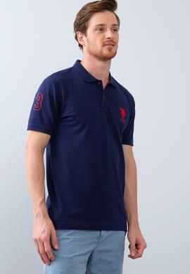 Erkek Lacivert Polo Yaka T-Shirt - 50206194021