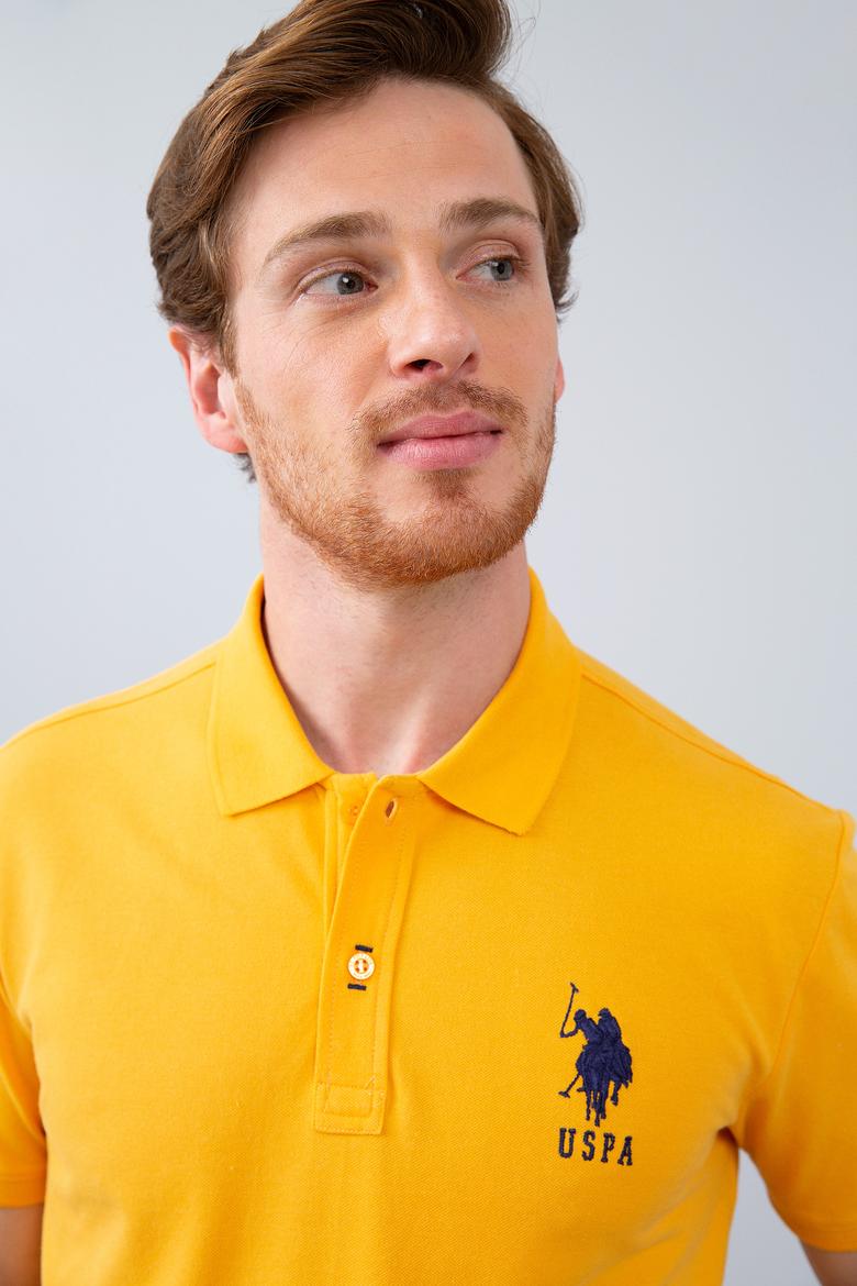 Erkek Koyu Sarı  Polo Yaka T-Shirt - 50206194093