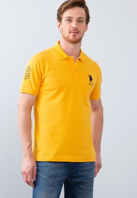 Erkek Koyu Sarı  Polo Yaka T-Shirt - 50206194093