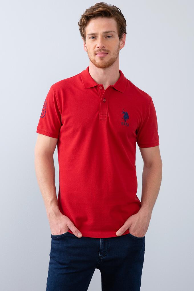 Erkek Koyu Kırmızı Polo Yaka T-Shirt