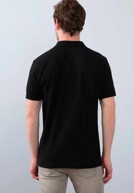Erkek Siyah Polo Yaka T-Shirt - 50206194081