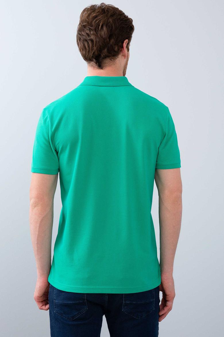 Erkek Fosforlu Yeşil Polo Yaka T-Shirt - 50206194153