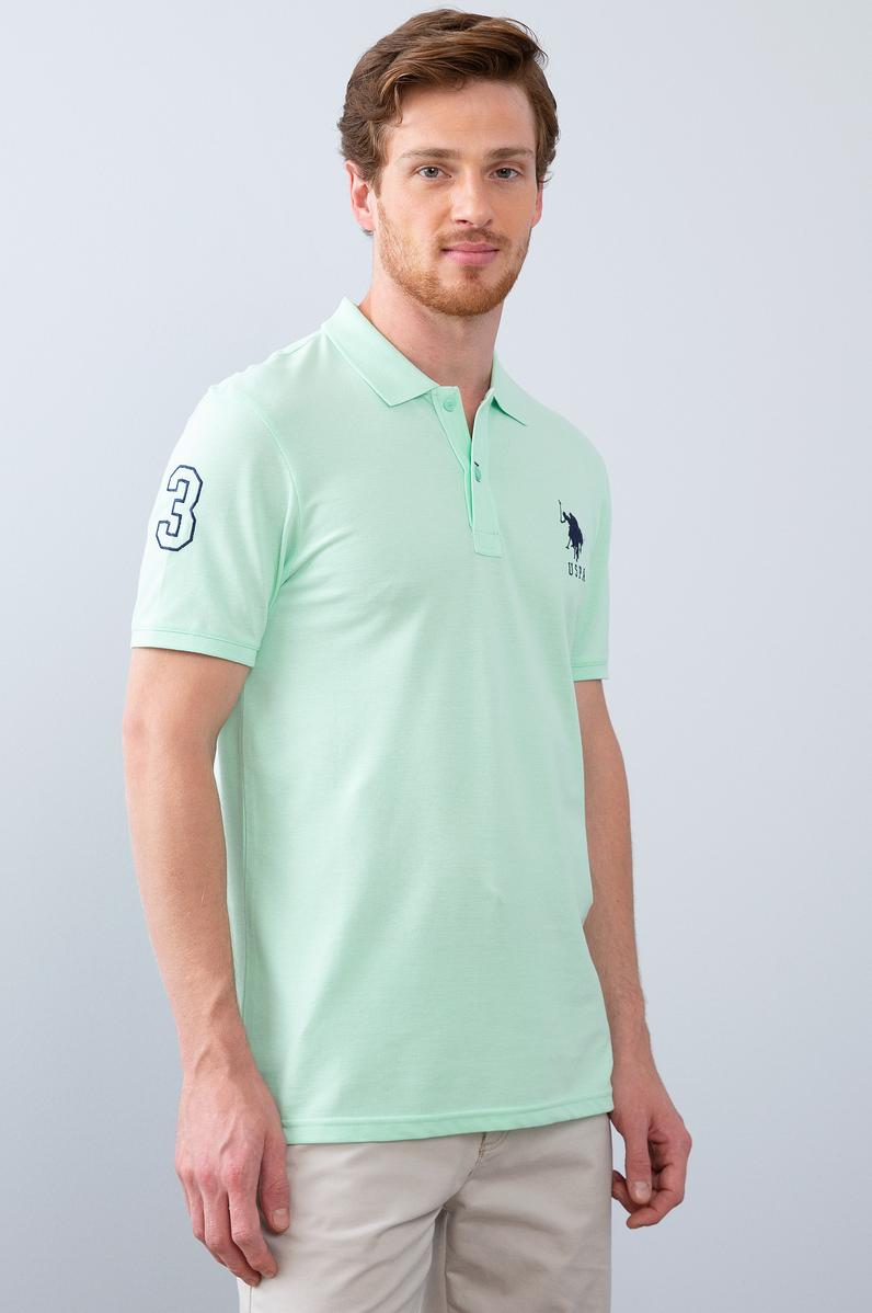 Erkek Yeşil Polo Yaka T-Shirt