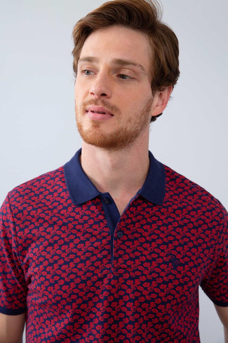 Erkek Lacivert Polo Yaka T-Shirt - 50206196003