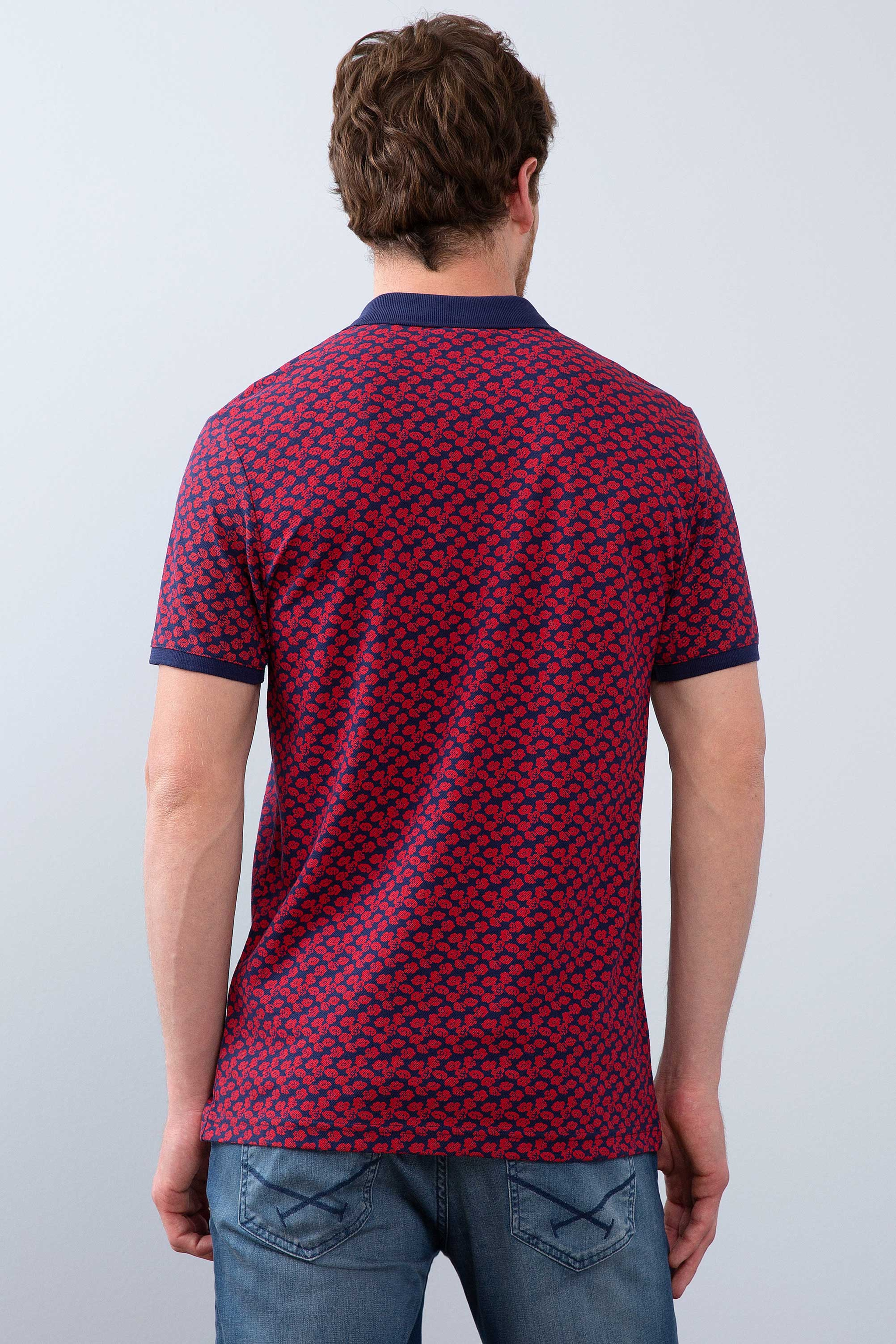 Erkek Lacivert Polo Yaka T-Shirt
