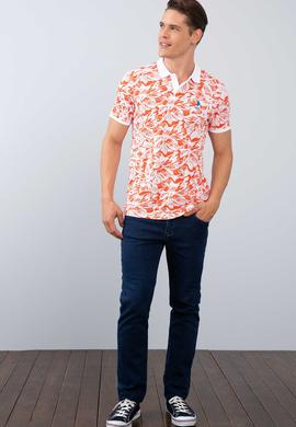 Erkek Nar Çiçeği Polo Yaka T-Shirt - 50206201007