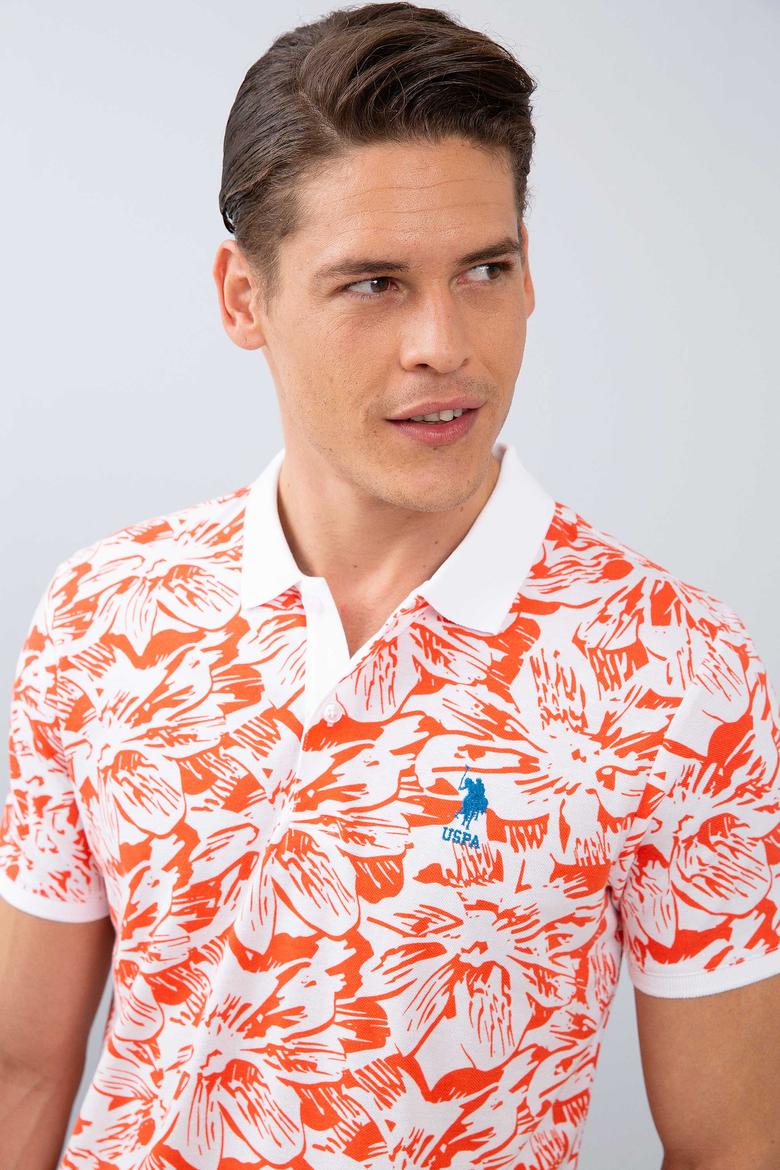 Erkek Nar Çiçeği Polo Yaka T-Shirt - 50206201007