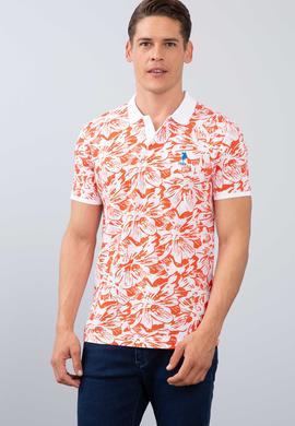 Erkek Nar Çiçeği Polo Yaka T-Shirt - 50206201007