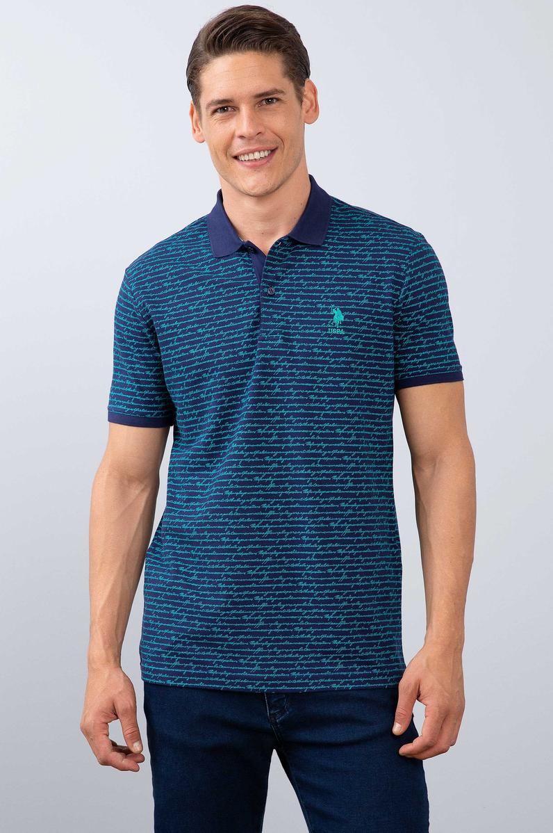 Erkek Lacivert Polo Yaka T-Shirt