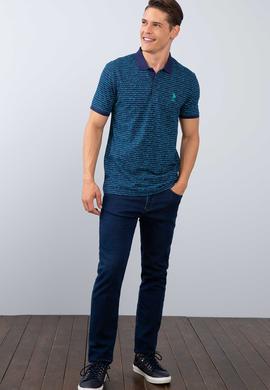Erkek Lacivert Polo Yaka T-Shirt - 50206203008