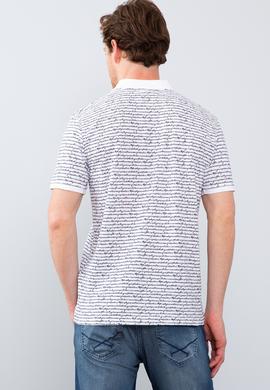 Erkek Beyaz Polo Yaka T-Shirt - 50206203018