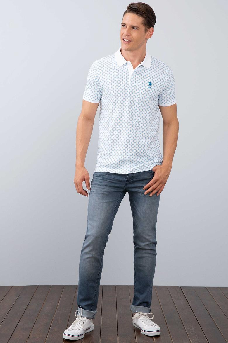 Erkek Beyaz Polo Yaka T-Shirt - 50206205006