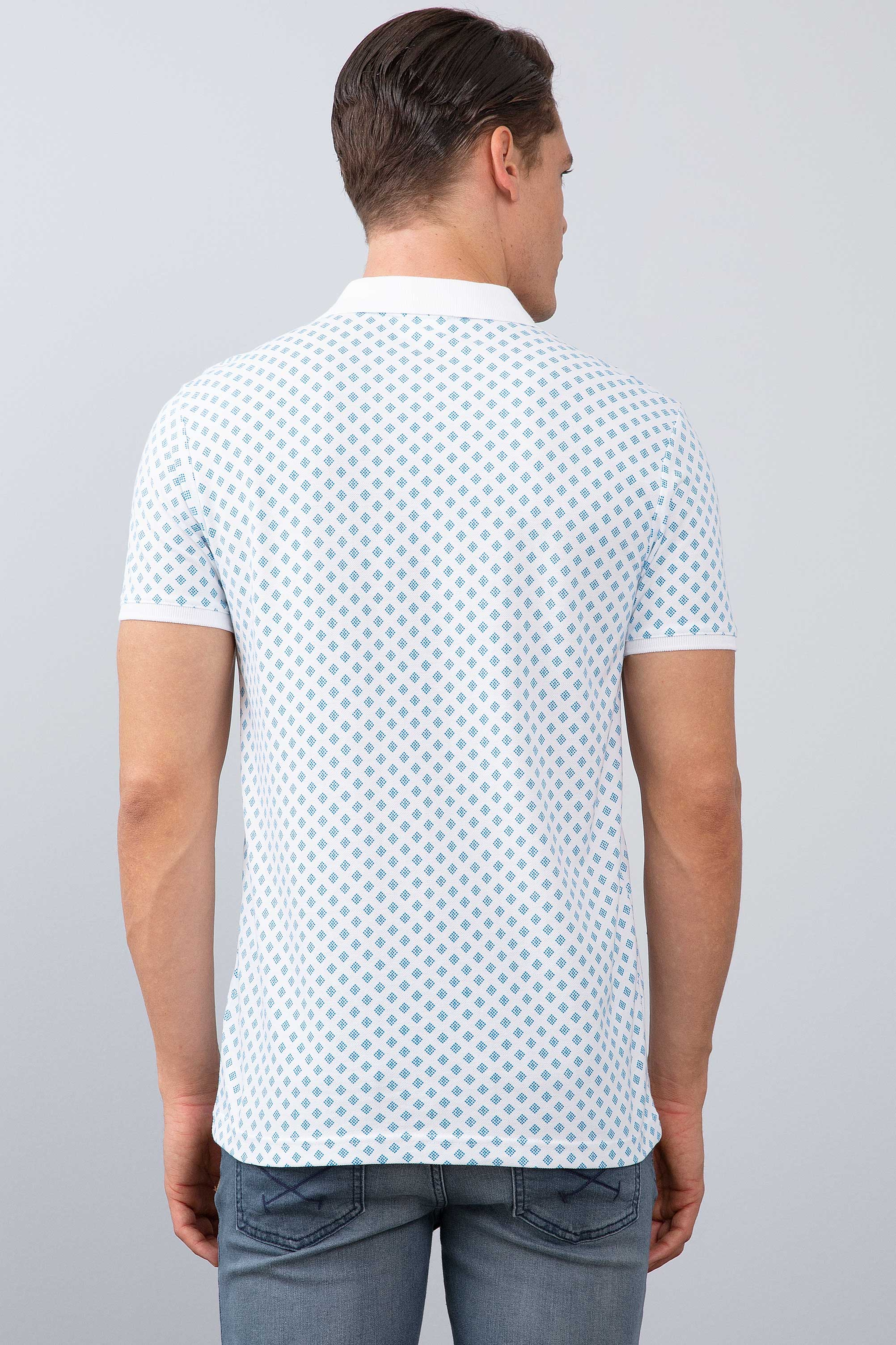 Erkek Beyaz Polo Yaka T-Shirt