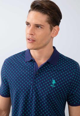 Erkek Petrol Polo Yaka T-Shirt - 50206205017