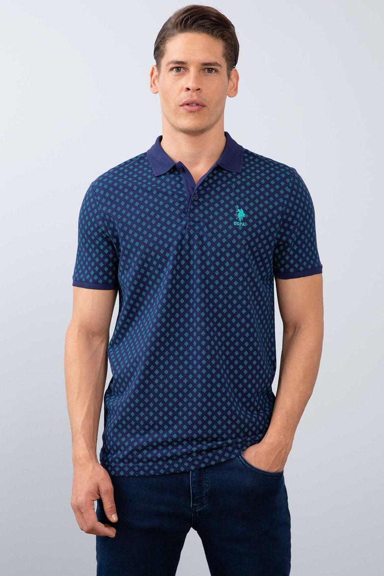 Erkek Petrol Polo Yaka T-Shirt