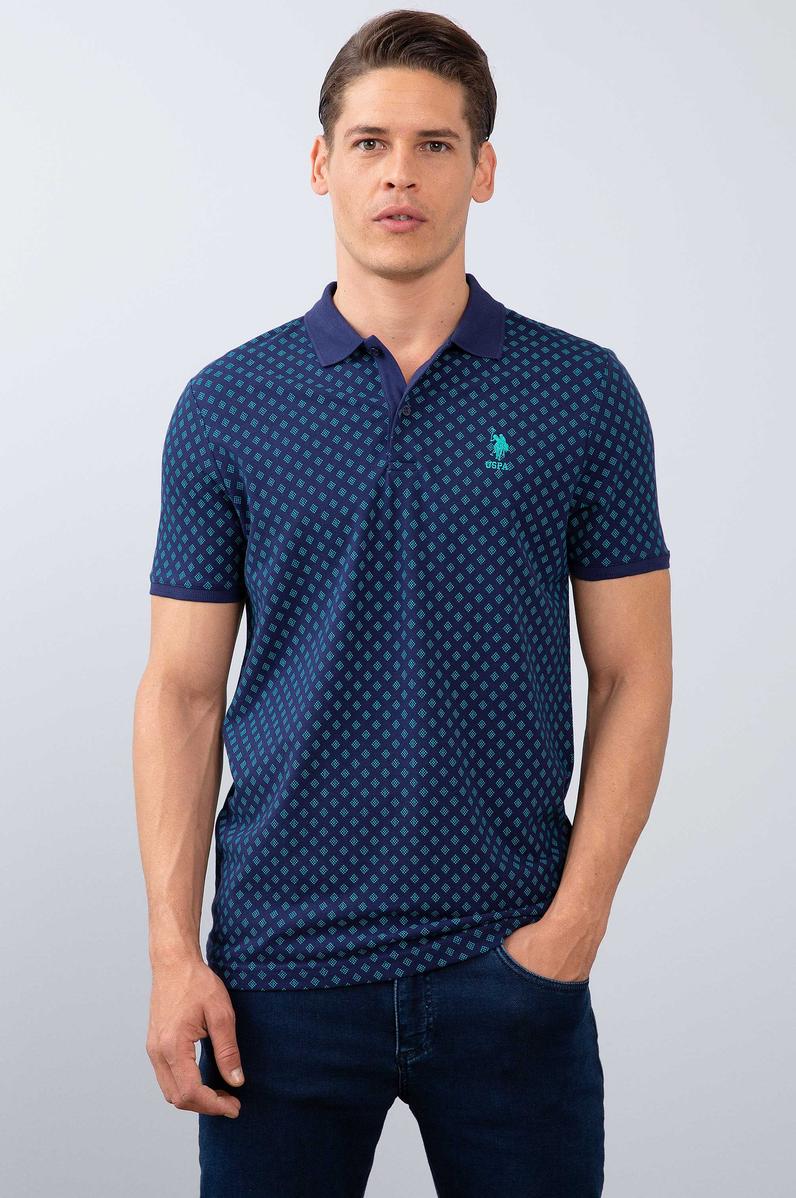 Erkek Petrol Polo Yaka T-Shirt