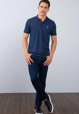 Erkek Petrol Polo Yaka T-Shirt - 50206205017